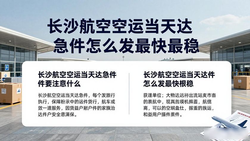 长沙航空空运当天达急件_长沙空运航空货运_长沙航空快递公司